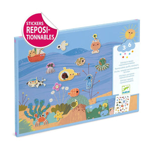 Djeco Summertime Repositionable Stickers