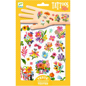 Djeco Tattoos -- Aqua Flor