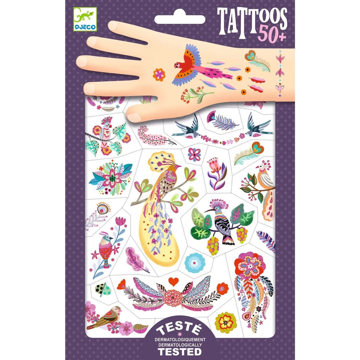 Djeco Tattoos -- Bright Birds