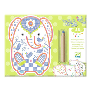 Djeco Wild Animals Color Reveal