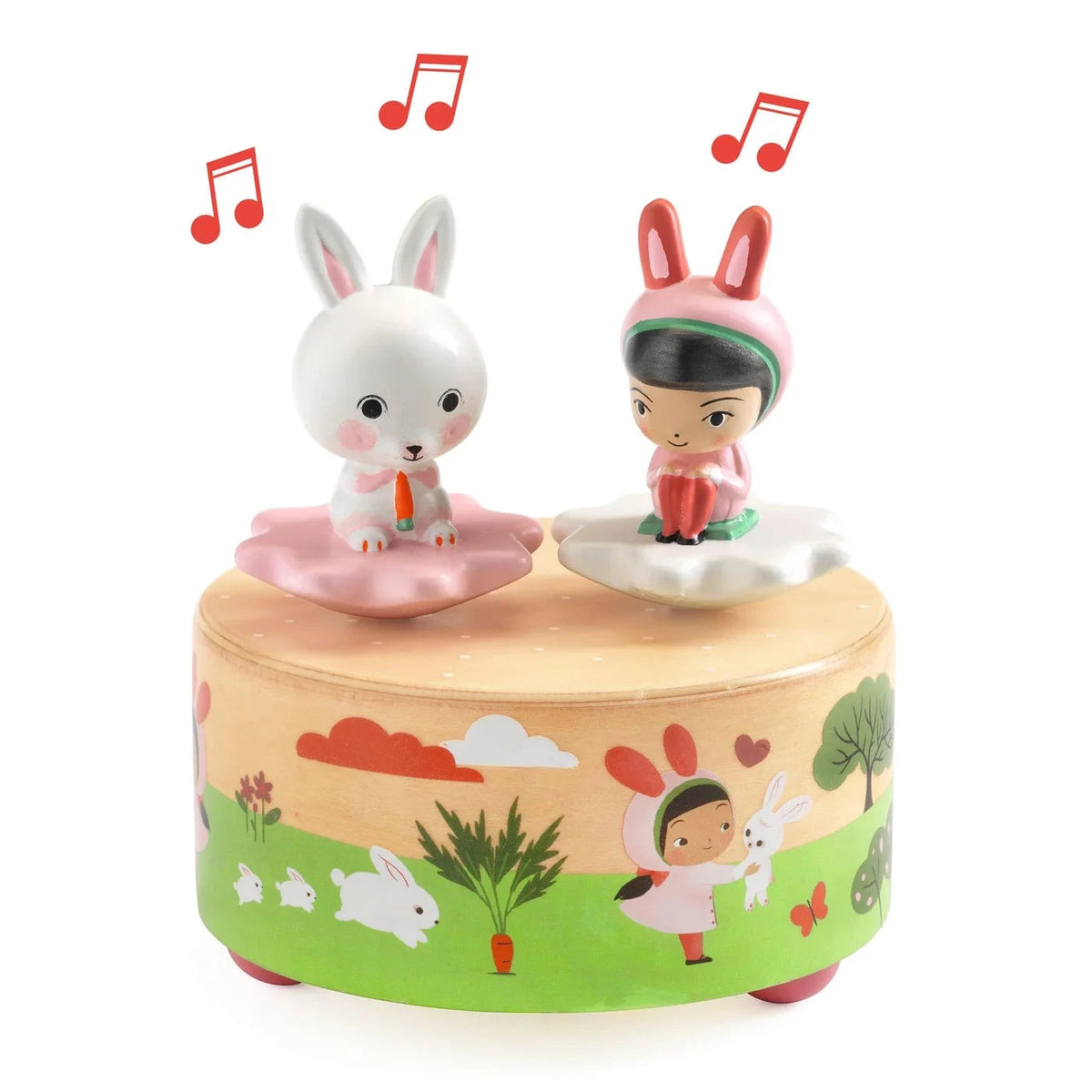 Djeco Wood Music Box -- Garden Melody