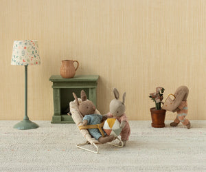 Maileg Rabbit Set-- Sand-- Rose
