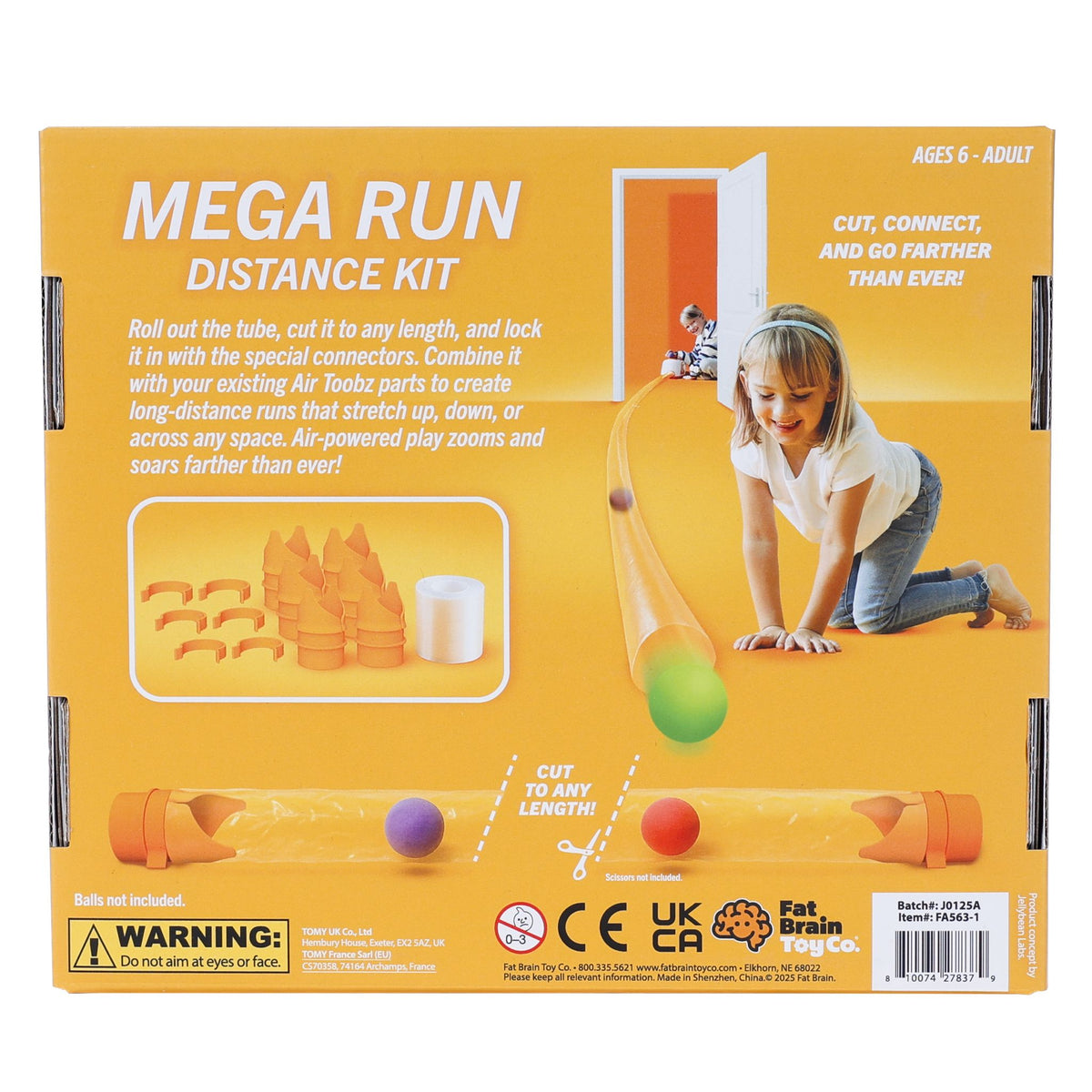 Fat Brain Toys Air Toobz Mega Run Distance Kit