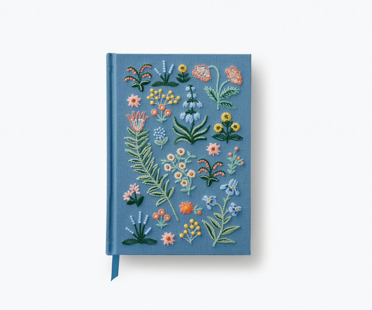 Rifle Paper Co Menagerie Garden Embroidered Journal