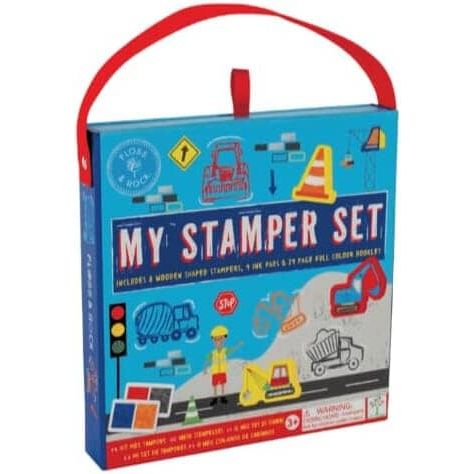 Floss and Rock Construction Stamper Set