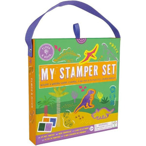 Floss and Rock Dinosaur Stamper Set