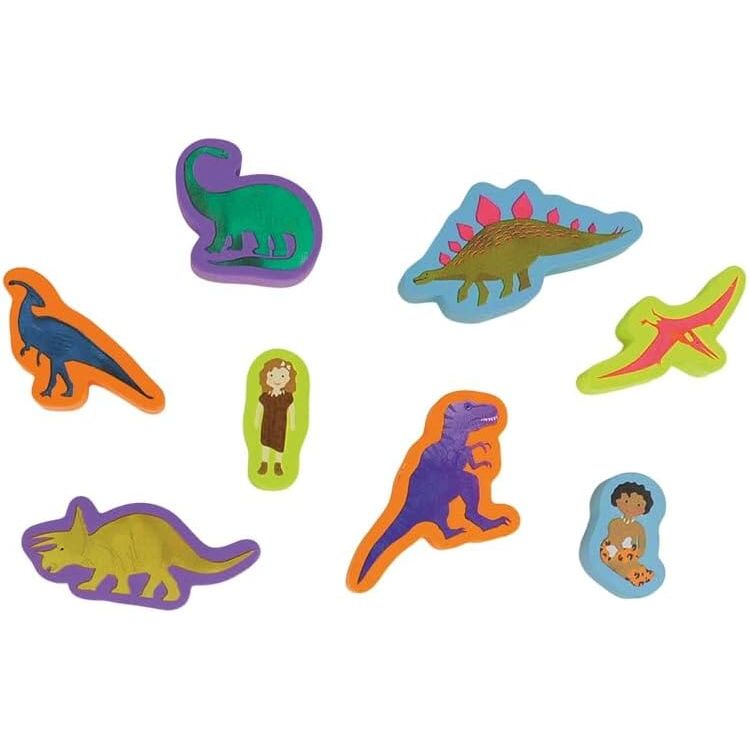 Floss and Rock Dinosaur Stamper Set