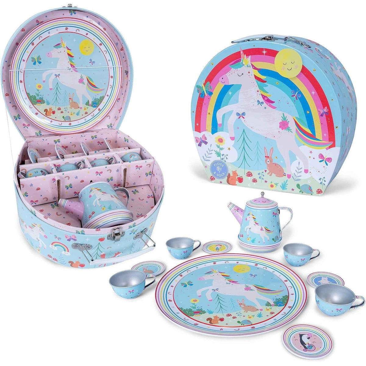 Floss and Rock Rainbow Fairy Musical Tea Set 11pc