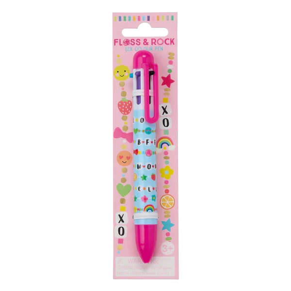 Floss and Rock Six Color Friendship Pen