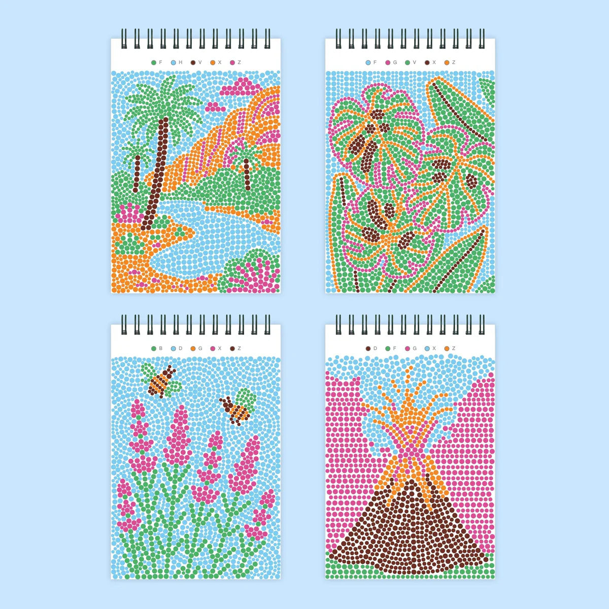 Lifelines FlowArt Mini Dot-By-Letter, Nature's Wonders