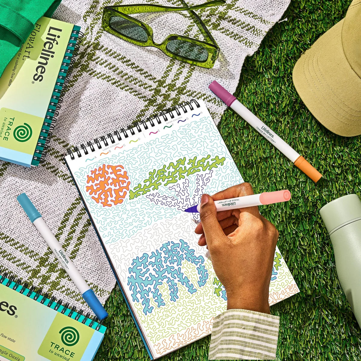 Lifelines FlowArt Trace-By-Letter, Pack Your Bags