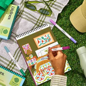 Lifelines Trace-To-Doodle Style Your Space