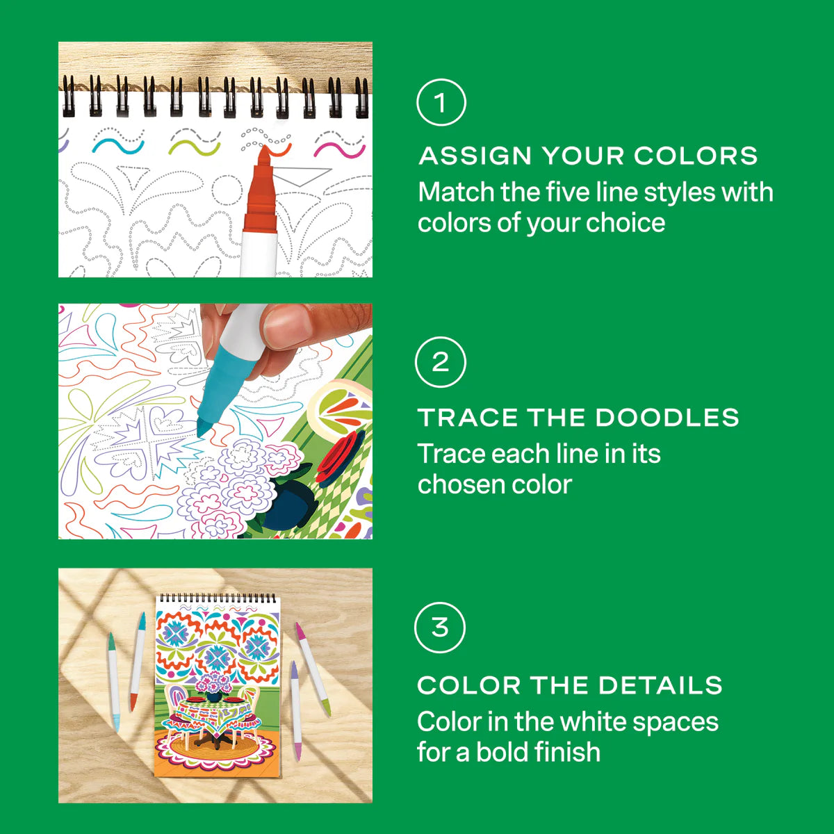 Lifelines Trace-To-Doodle Style Your Space