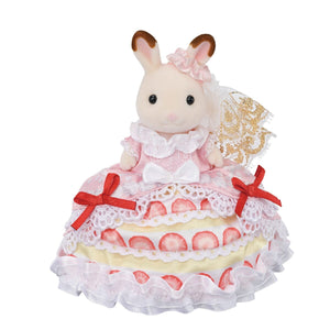 Freya's Birthday Celebration Strawberry Cake Dress by Calico Critters