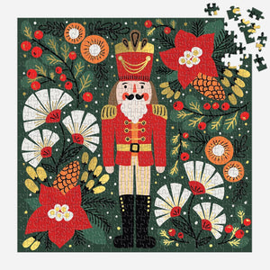 Galison 500 Piece Foil Puzzle-- Merry Nutcracker