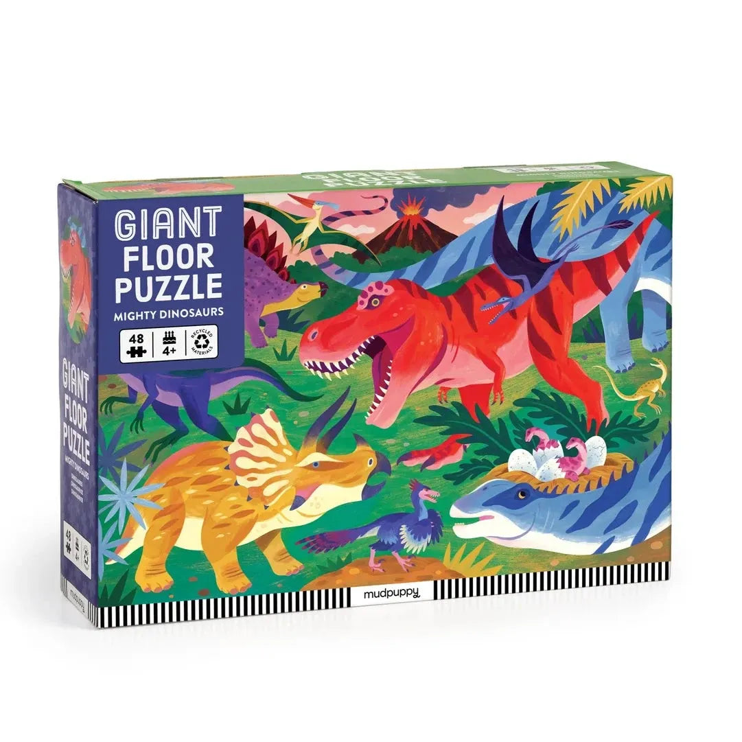 Mudpuppy Giant 48 Piece Floor Puzzle -- Mighty Dinosaurs