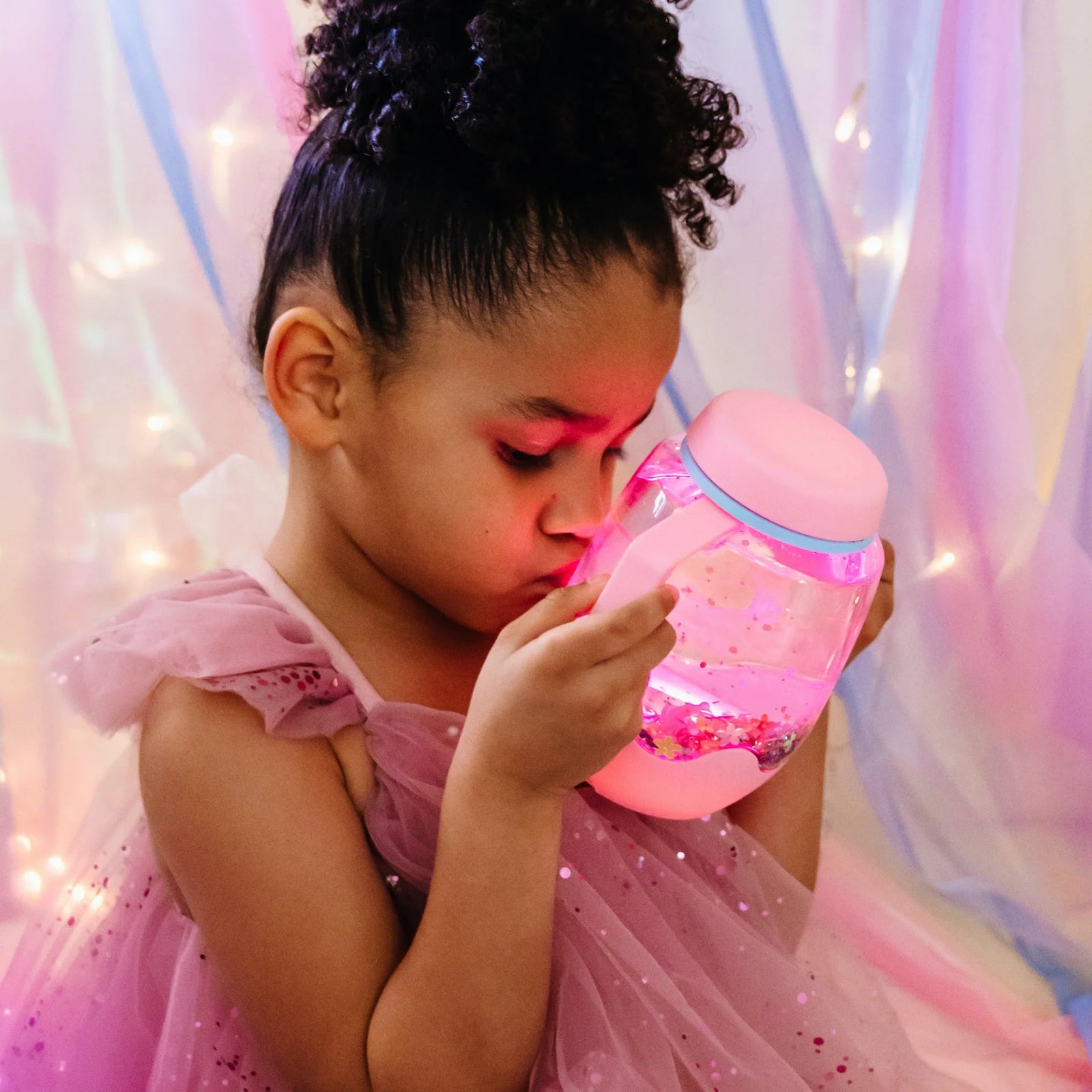 Glo Pals- Bubblegum Sensory Play Jar