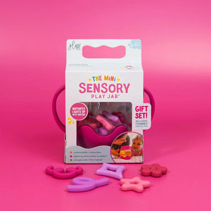 Glo Pals-Mini Sensory Play Jar Gift Set Pink