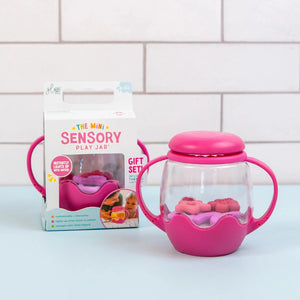 Glo Pals-Mini Sensory Play Jar Gift Set Pink