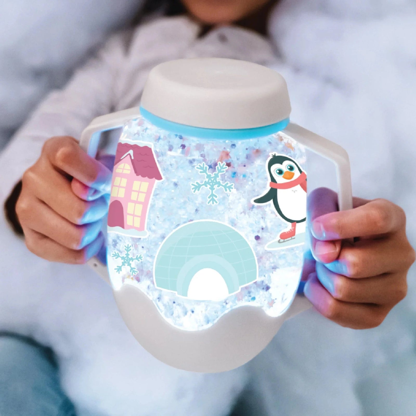 Glo Pals Sensory Snow Globe Jar Gift Set