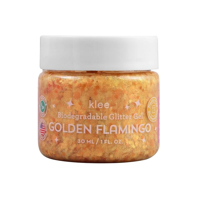 Golden Flamingo -- Biodegradable Glitter Gel by Klee