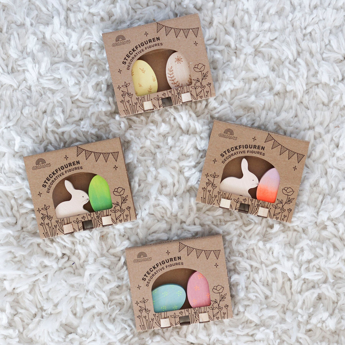 Grimm's Easter Set in Batik Green