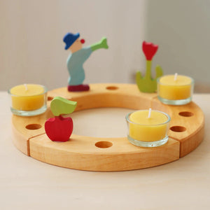 Grimm's Tealight Glass Holder, 5-Pack