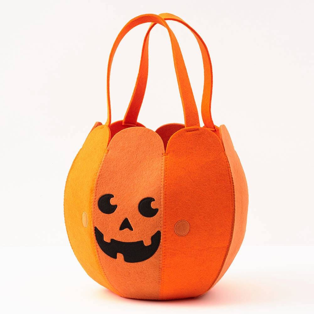 Halloween Happy Pumpkin Felt Trick or Treat Bag