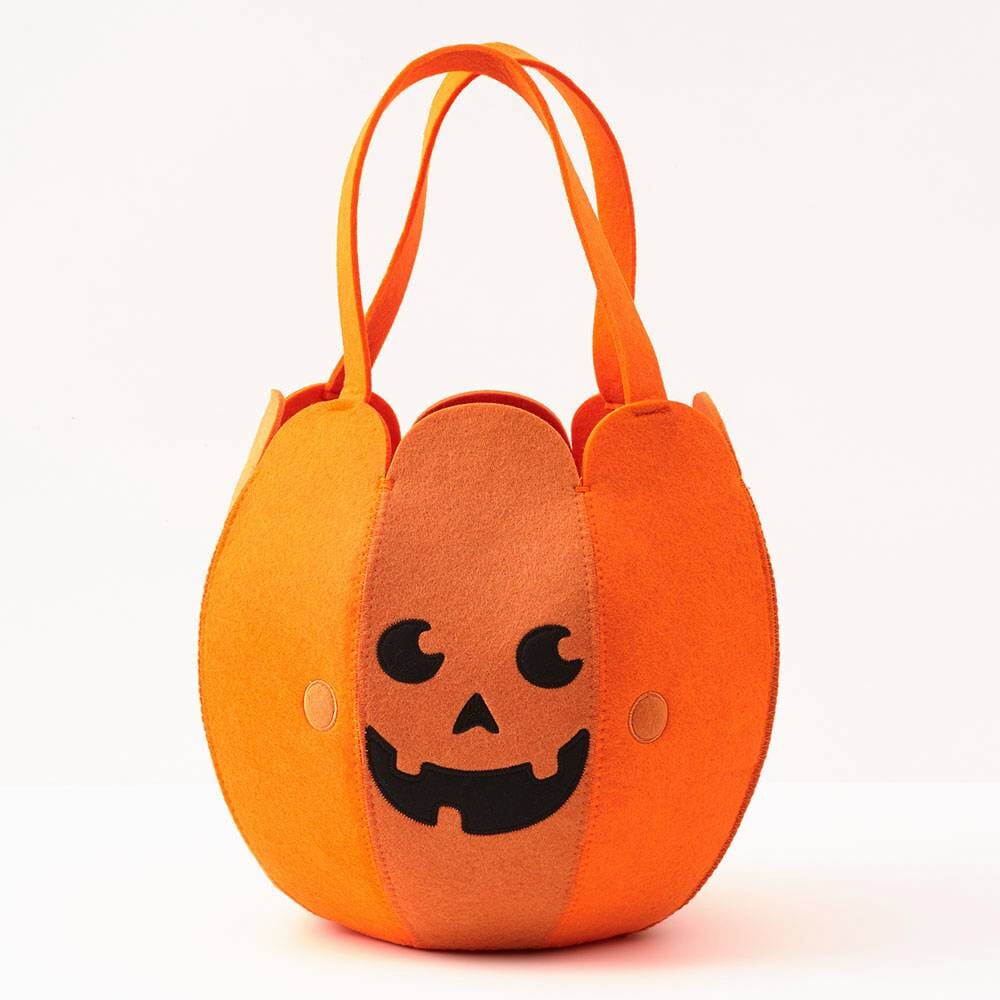 Halloween Happy Pumpkin Felt Trick or Treat Bag
