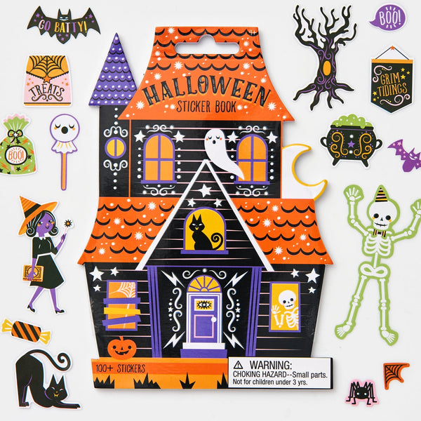 Halloween 3D Sticker Scene Book - 20 Spooky & Festive DIY
