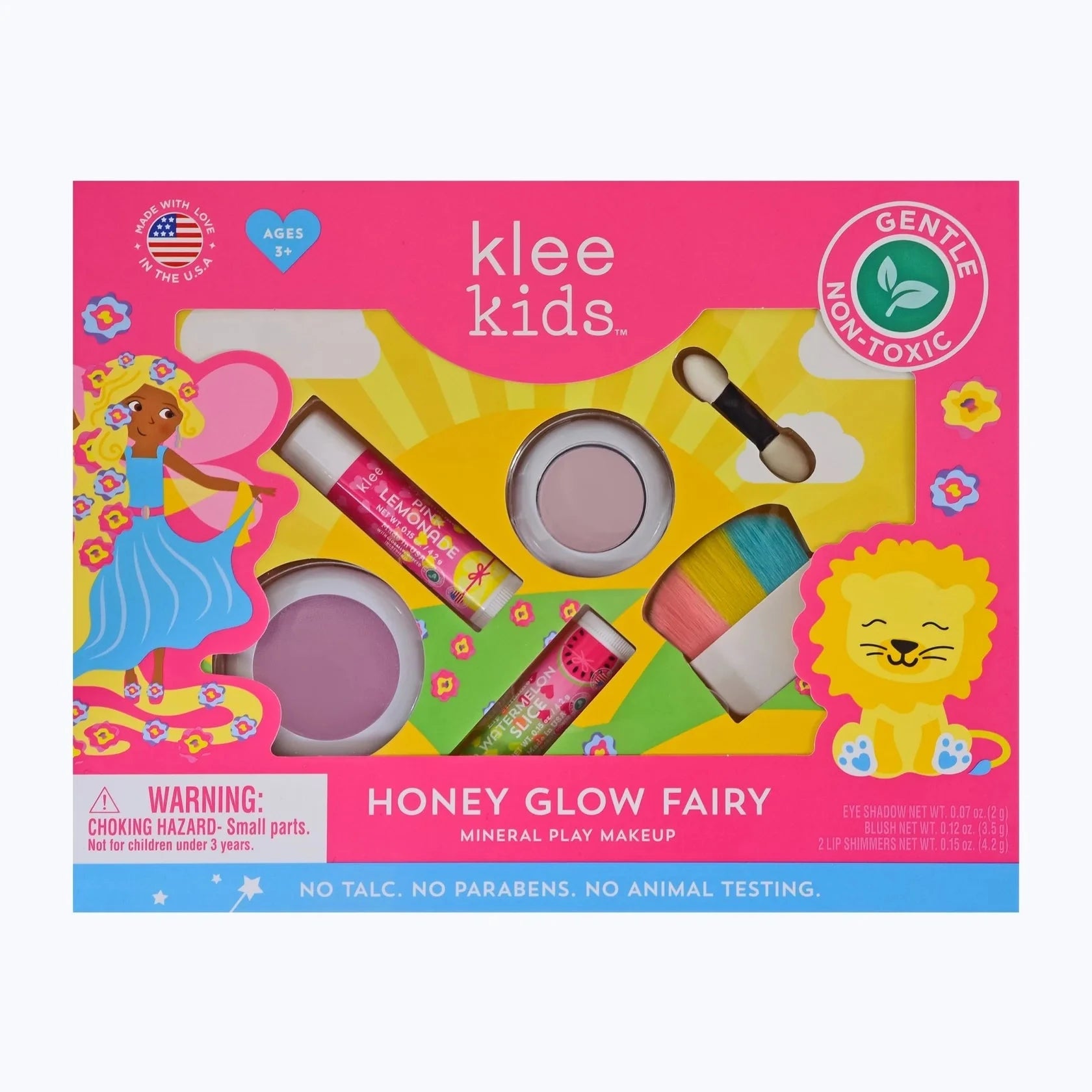Honey Glow Fairy Natural Mineral Play Makeup Kit by Klee Kids