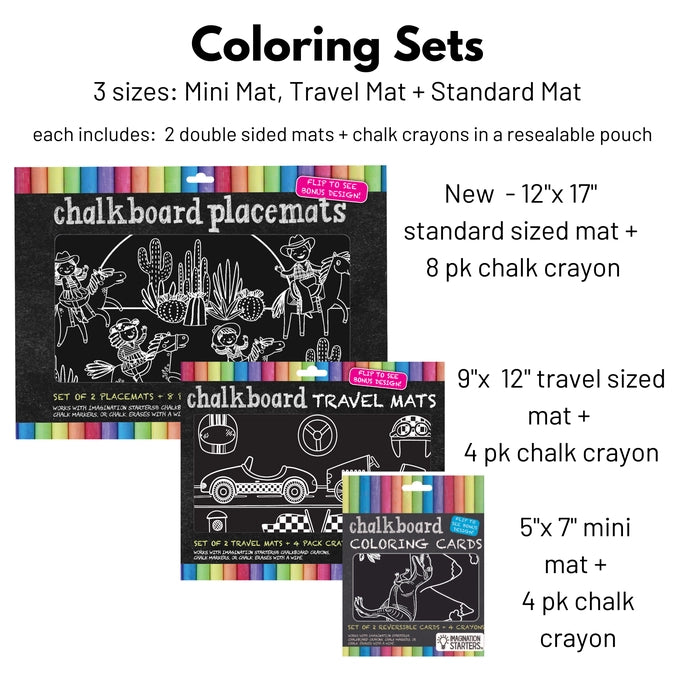Imagination Starters Chalkboard MiniMats: Ballerina
