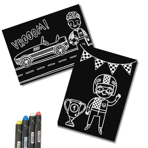 Imagination Starters Chalkboard MiniMats: Race Car