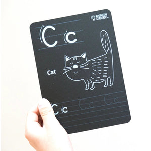 Imagination Starters Chalkboard Travel Set: Alphabet Flash Cards