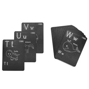 Imagination Starters Chalkboard Travel Set: Alphabet Flash Cards