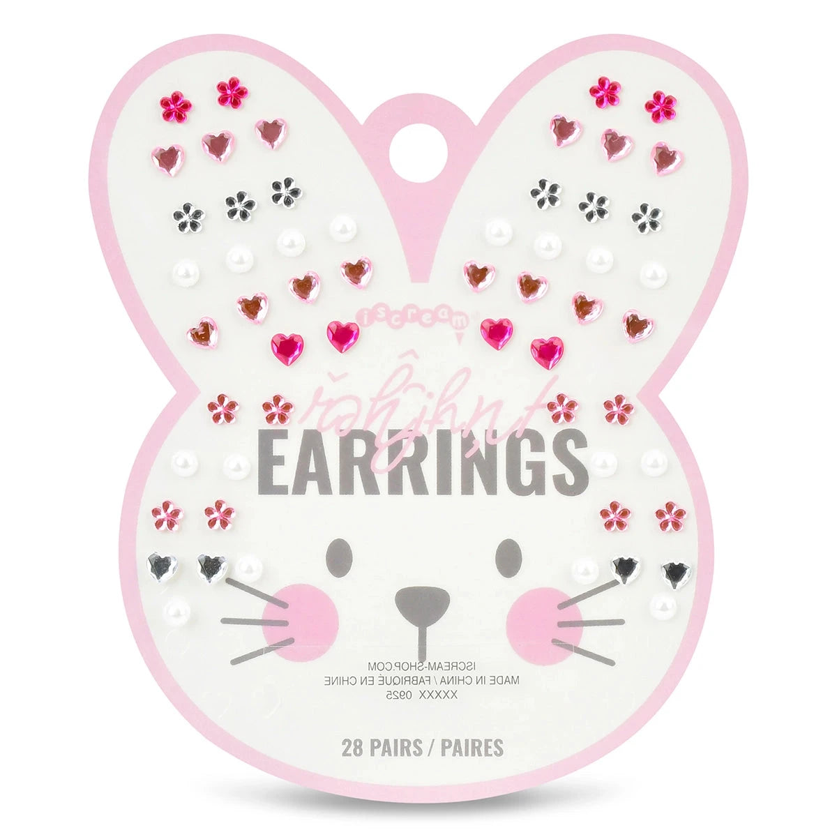iScream Bunny Stick-On Earrings