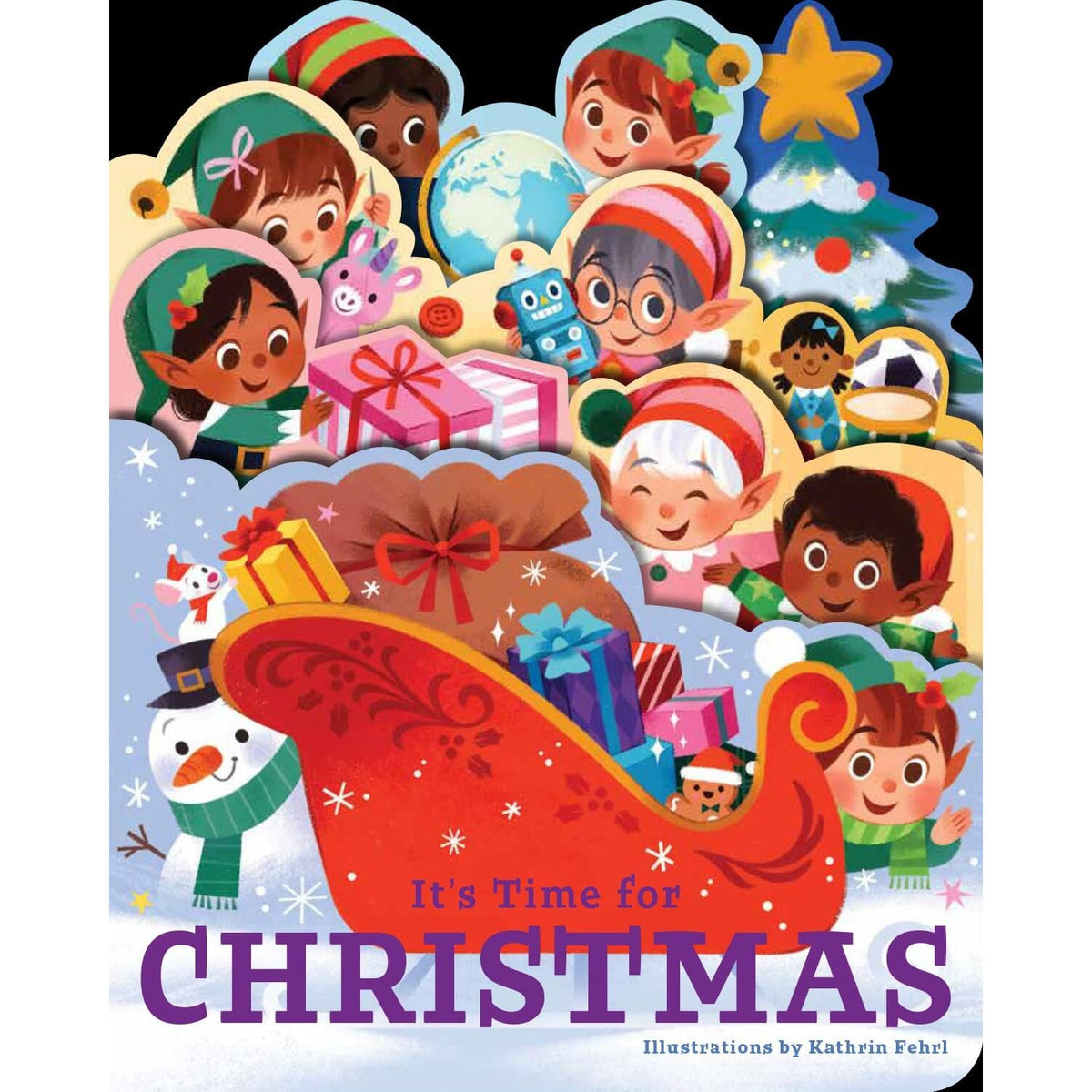 It's Time for Christmas-- Layered Board Book