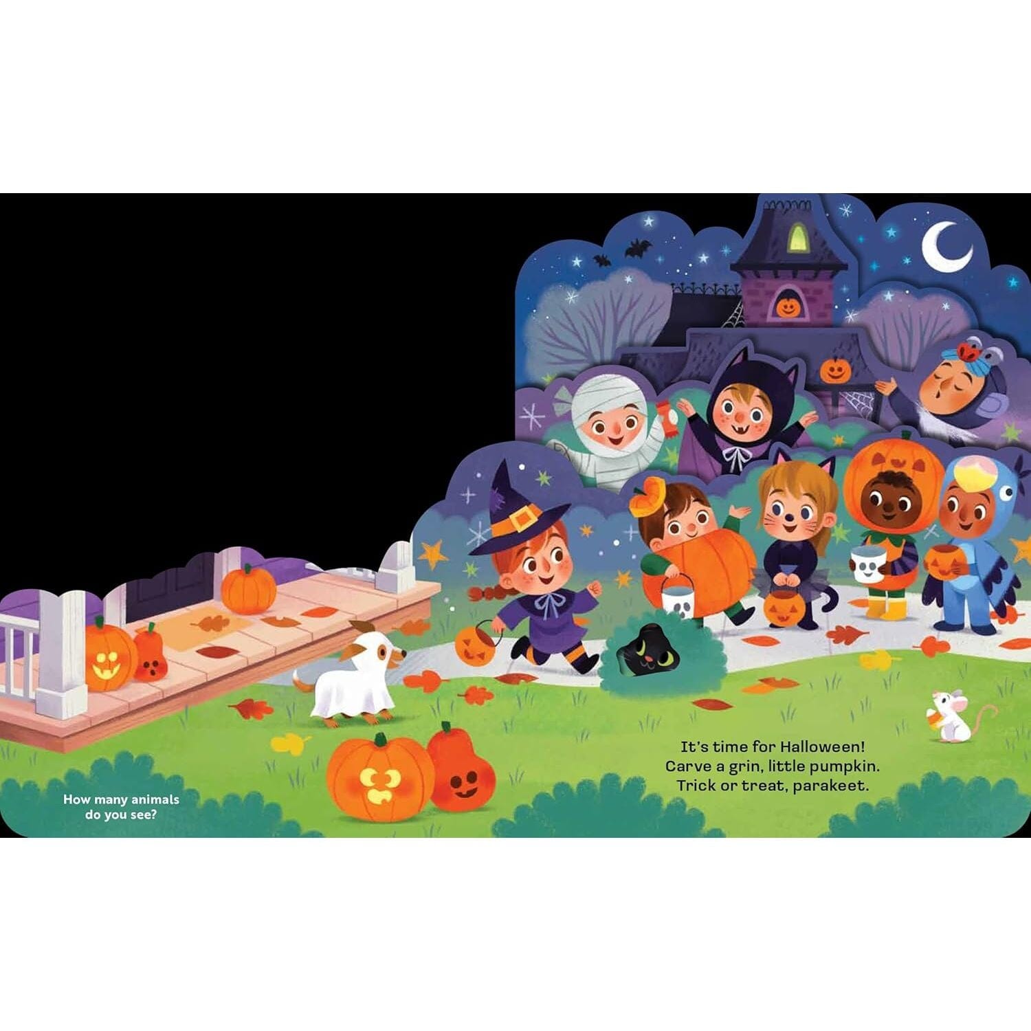 It's Time for Halloween-- Layered Board Book
