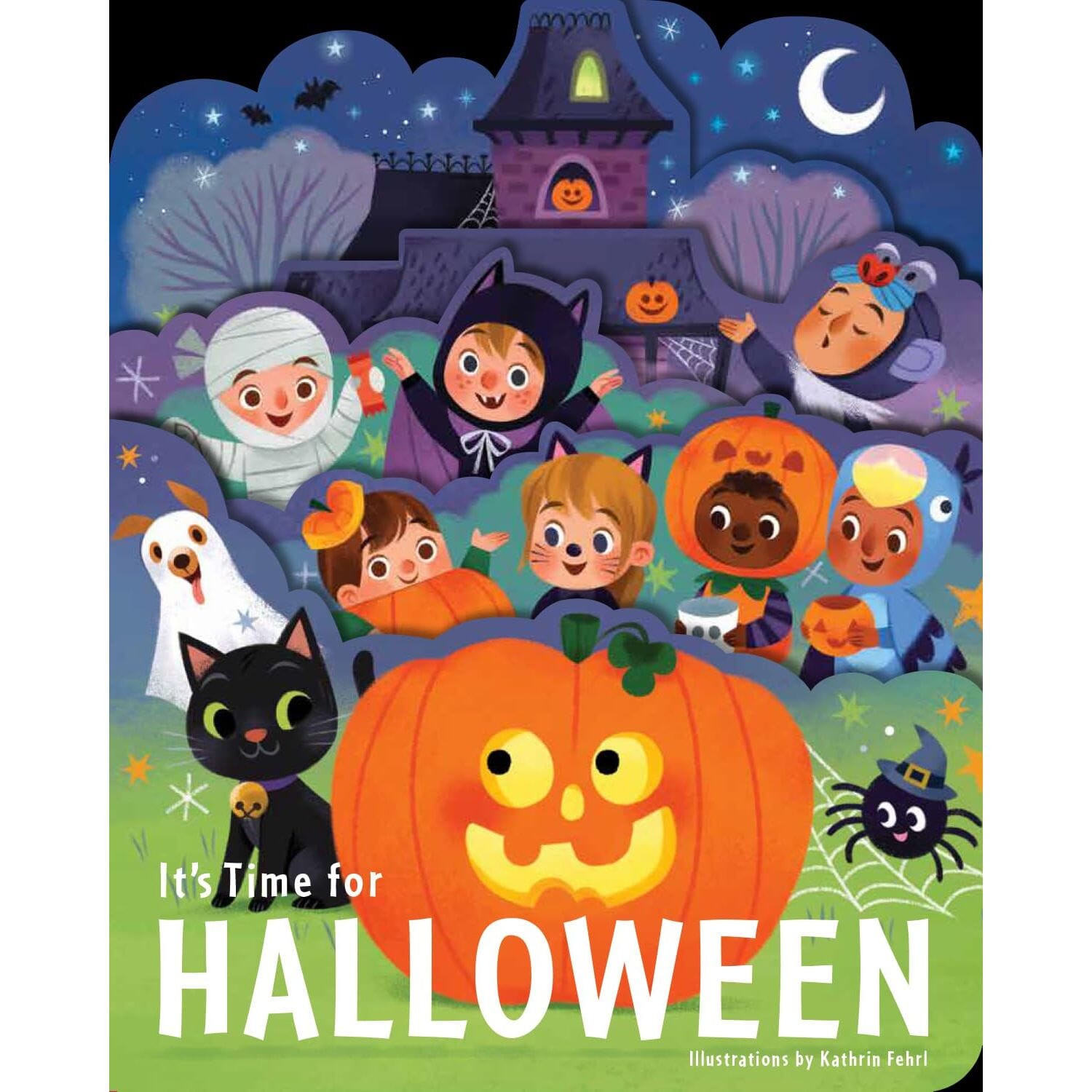 It's Time for Halloween-- Layered Board Book