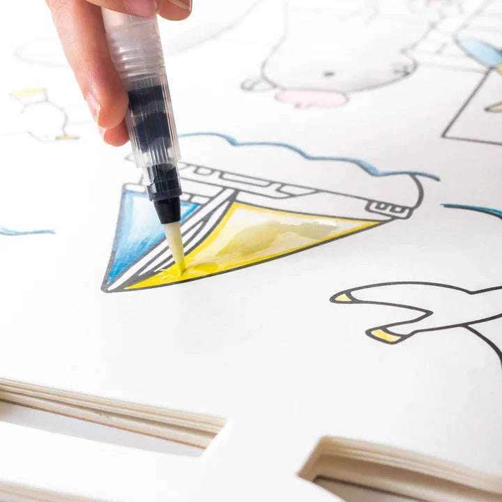 Jaq Jaq Bird WaterBrush and Paint on a Stick 4 pack