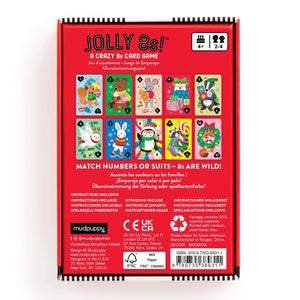 Jolly 8s! A Crazy 8s Card Game by Mudpuppy