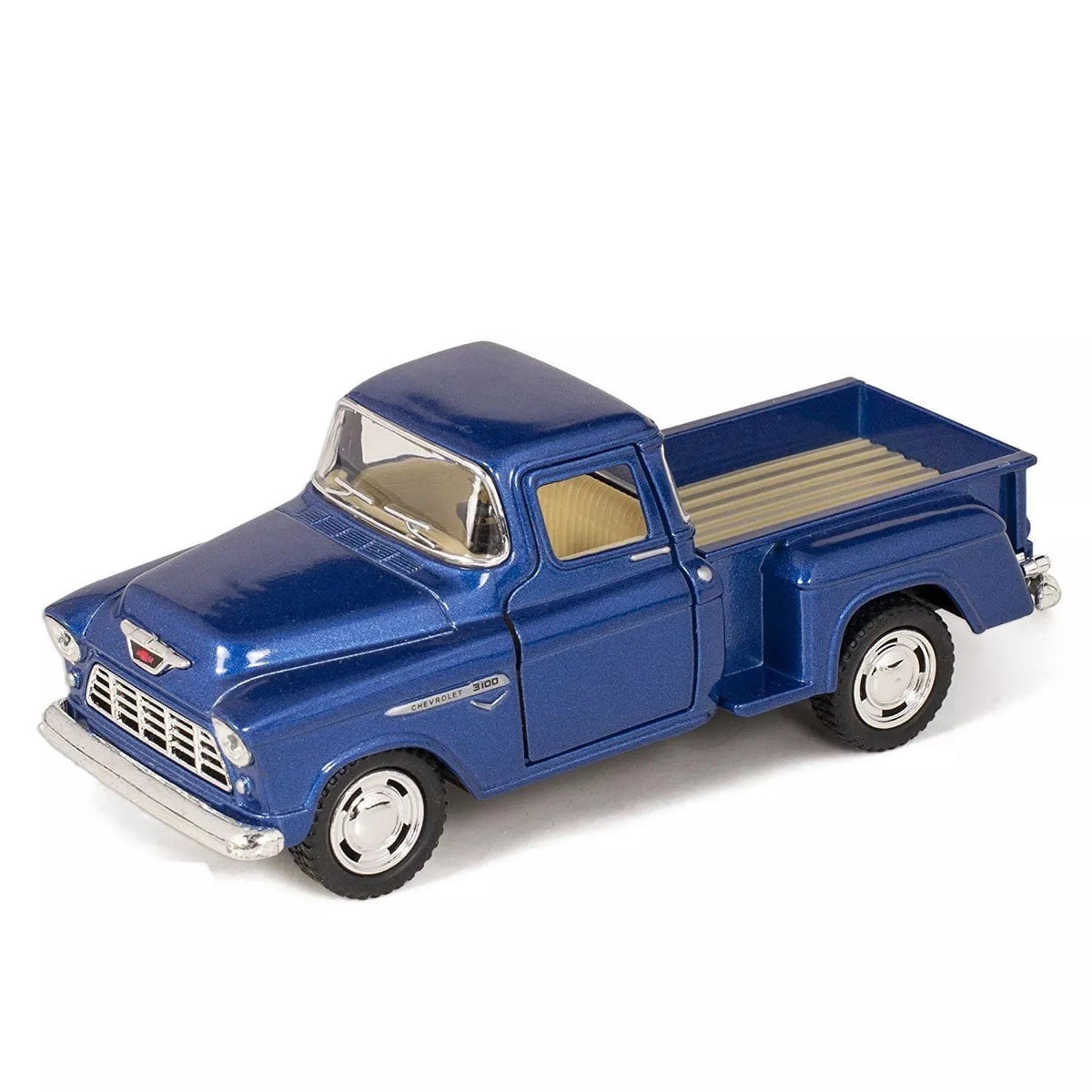 Kinsmart 5" 1:32 Die Cast Metal Pull Back 1955 Chevy Stepside Pick-Up