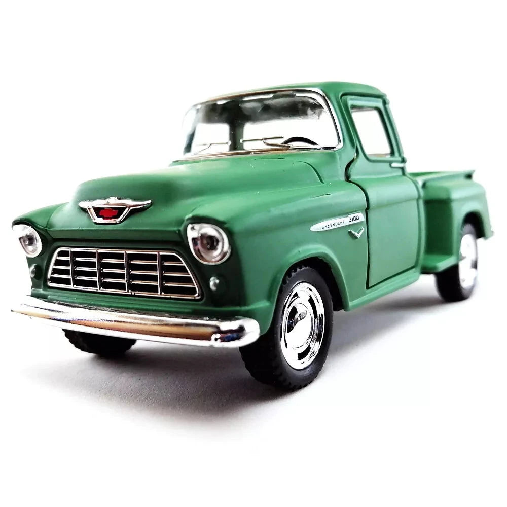 Kinsmart 5" 1:32 Die Cast Metal Pull Back 1955 Chevy Stepside Pick-Up