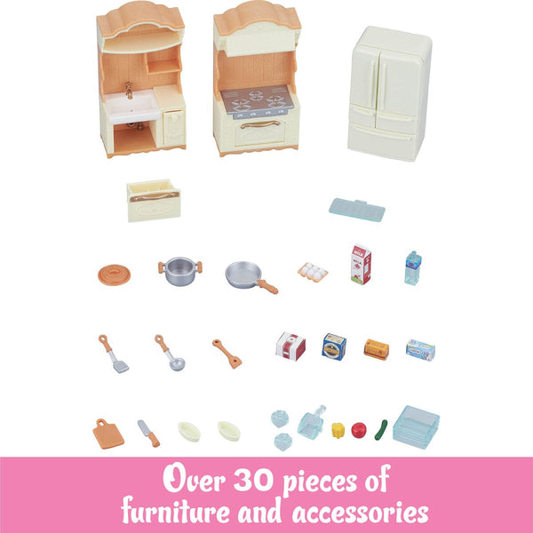 Kitchen Play Set by Calico Critters The Happy Lark