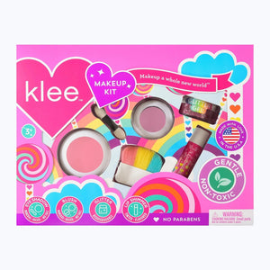 Klee Kids Breezy Does It-- Pinwheel Love 4-Piece Makeup Kit