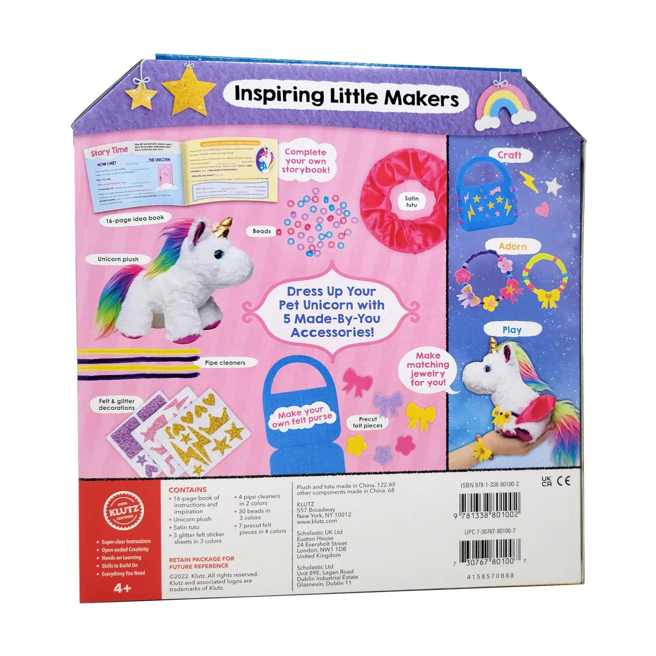 Klutz Craft and Snuggle: My Pet Unicorn