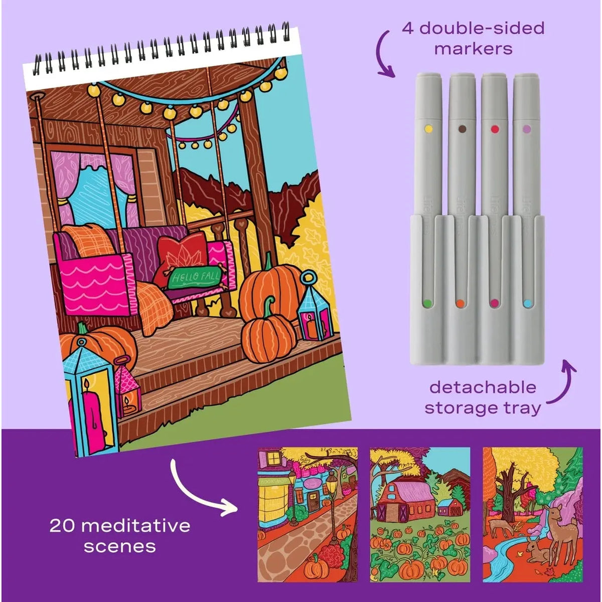 Lifelines FlowArt: Color-to-Reveal, Fall is in the Air (Scented)