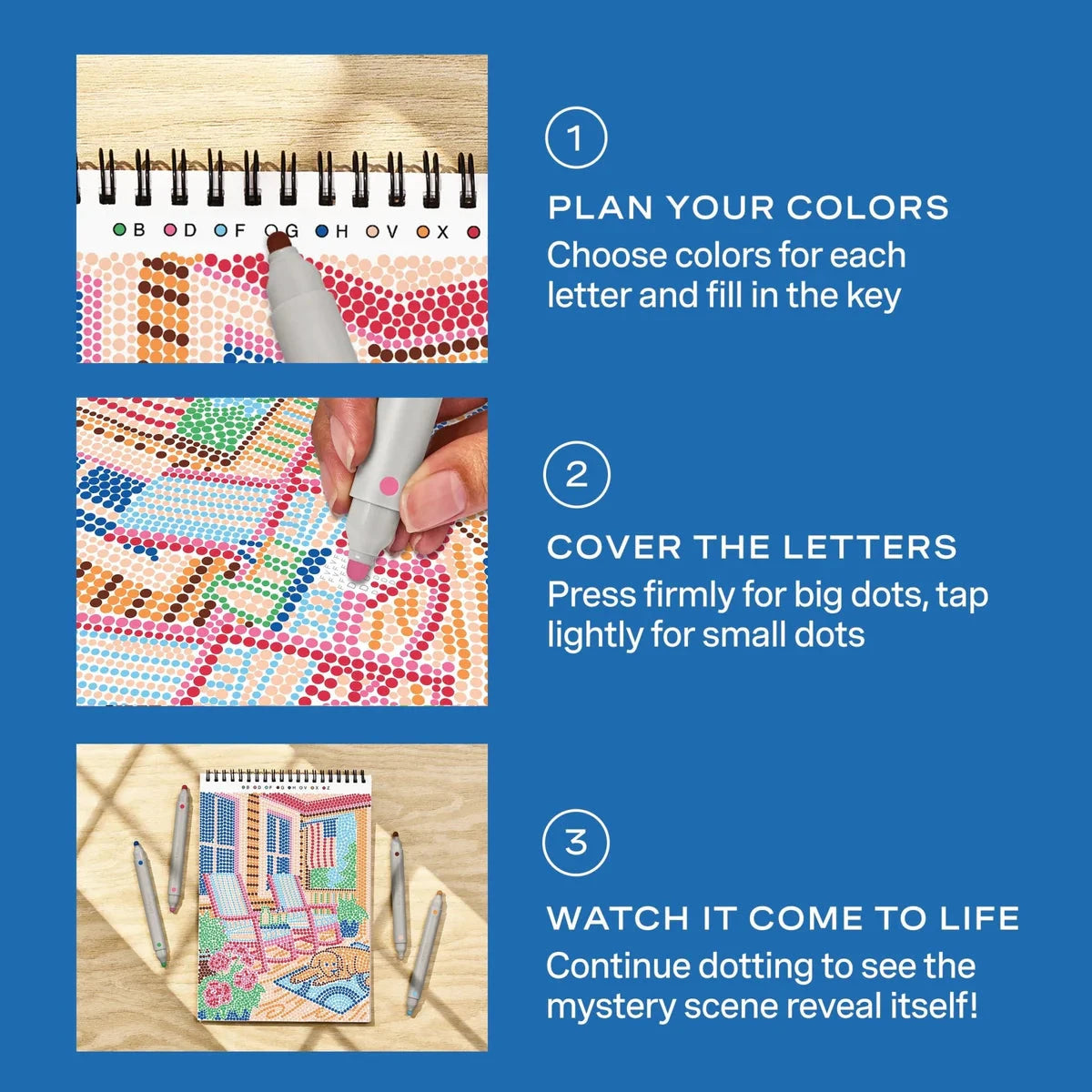 Lifelines FlowArt Dot-By-Letter Americana