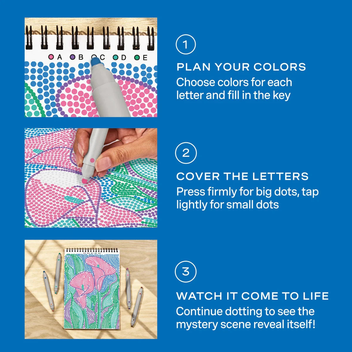 Lifelines FlowArt Dot-By-Letter, Botanicals
