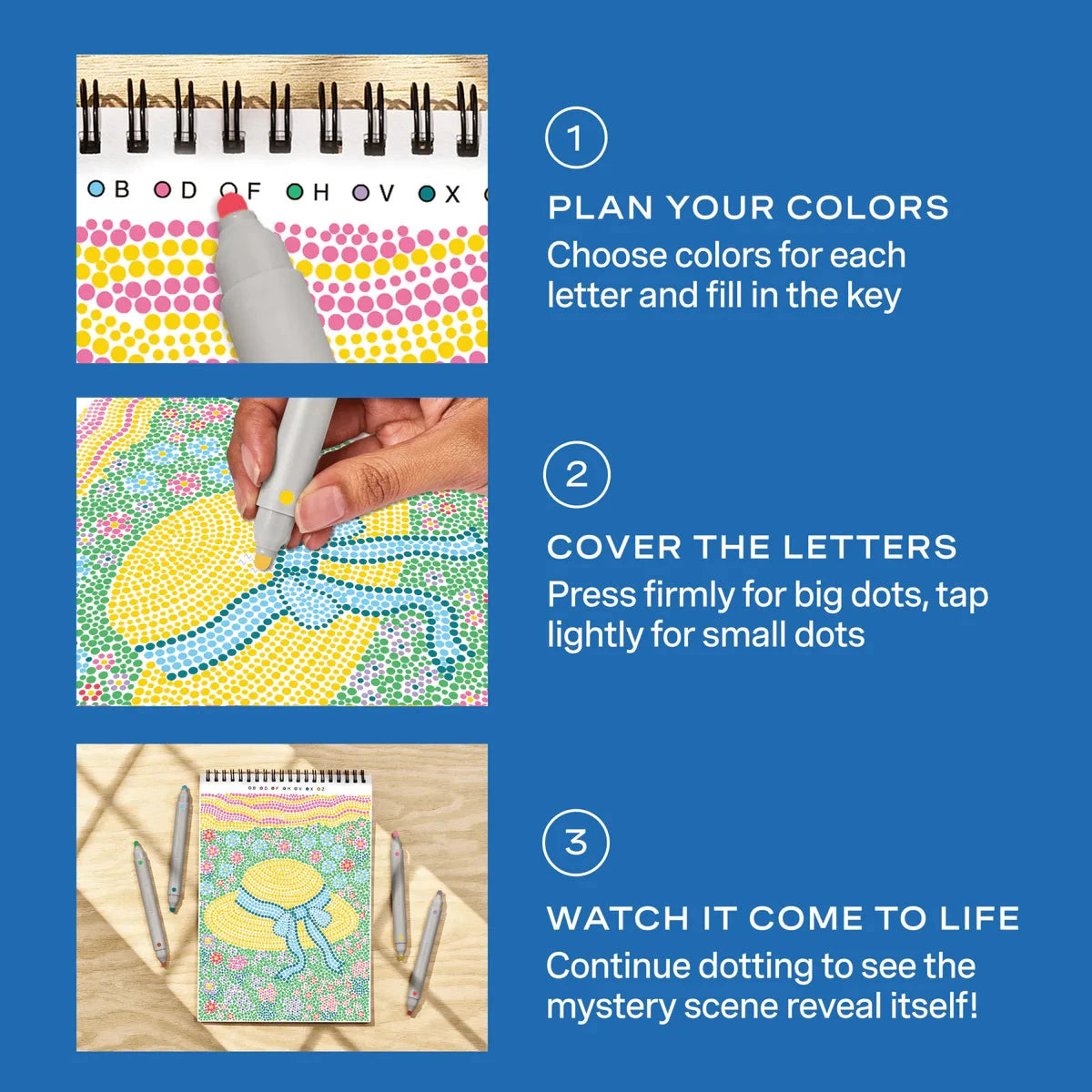 Lifelines FlowArt Dot-By-Letter Cozy Cottage